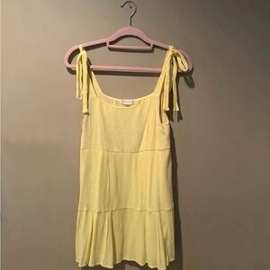 Altar'd State Yellow Mini Dress
